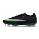Nike Scarpe Zoom Mercurial Vapor XVII Elite FG Nero Illusion Verde