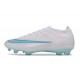 Nike Scarpe da Calcio Nuovo Zoom Mercurial Vapor XVII Elite FG Bianco Blu