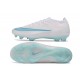 Nike Scarpe da Calcio Nuovo Zoom Mercurial Vapor XVII Elite FG Bianco Blu