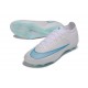 Nike Scarpe da Calcio Nuovo Zoom Mercurial Vapor XVII Elite FG Bianco Blu