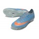 Scarpa Nike Air Zoom Mercurial Vapor 17 Elite FG Blu Arancio