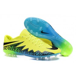 Scarpe calcio Nike HyperVenom Phinish FG - Uomo - Volt Nero Hyper Turchese