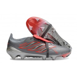 Scarpe Adidas Predator Tongue Elite FG Grigio Rosso