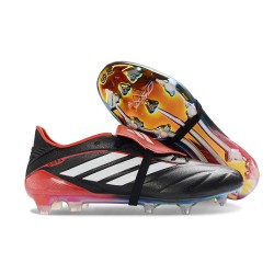 Scarpe Adidas Predator Tongue Elite FG Nero Rosso Bianco