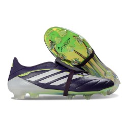 Scarpe Adidas Predator Tongue Elite FG Nero Bianco Verde