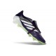 Scarpe Adidas Predator Tongue Elite FG Nero Bianco Verde