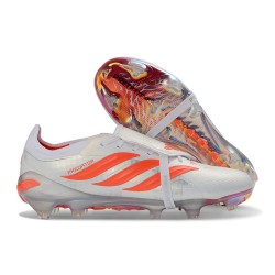 Scarpe Adidas Predator Tongue Elite FG Bianco Rosso