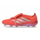 Scarpe Adidas Predator Tongue Elite FG Rosso Argento
