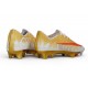 Scarpe Nike Air Zoom Mercurial Superfly XI Elite FG CR7 Or Rosso