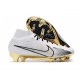 Nuovo Tacchetti da Calcio Nike Mercurial Superfly VI 360 Elite FG CR7 Nero Argento