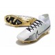 Nuovo Tacchetti da Calcio Nike Mercurial Superfly VI 360 Elite FG CR7 Nero Argento