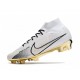 Nuovo Tacchetti da Calcio Nike Mercurial Superfly VI 360 Elite FG CR7 Nero Argento