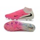Scarpa Nike Phantom 6 Elite High FG Rosa Bianco