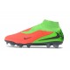 Scarpa Nike Phantom 6 Elite High FG Hot Punch Nero Verde Strike