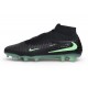 Scarpa Nike Phantom 6 Elite High FG Nero Verde trasparente