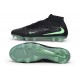 Scarpa Nike Phantom 6 Elite High FG Nero Verde trasparente