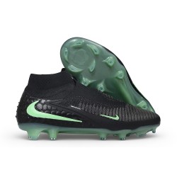 Scarpa Nike Phantom 6 Elite High FG Nero Verde trasparente