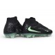 Scarpa Nike Phantom 6 Elite High FG Nero Verde trasparente