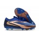 Scarpe Nike Phantom 6 Elite Low FG Blu Marino Bronzo Metallizzato