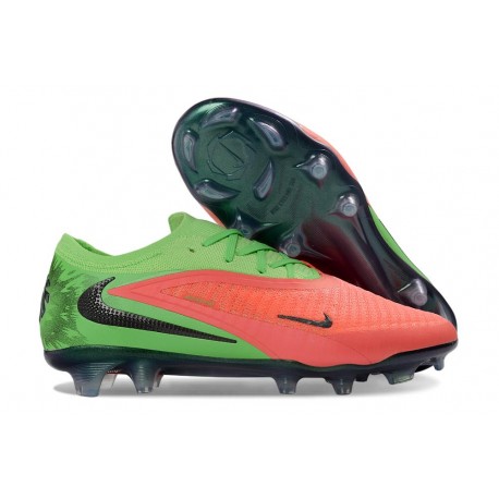 Scarpe da Calcio Nike Phantom 6 Elite Low FG Rosso Verde