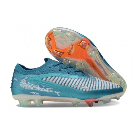 Scarpe da Calcio Nike Phantom 6 Elite Low FG Turchese Bianco
