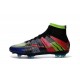 Scarpa da calcio per terreni duri Nike Mercurial Superfly - Nero Verde Blu Rosso What the Mercurial