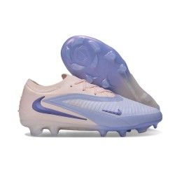 Scarpe da Calcio Nike Phantom 6 Elite Low FG Blu Lavanda Pesca pallido