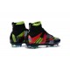 Scarpa da calcio per terreni duri Nike Mercurial Superfly - Nero Verde Blu Rosso What the Mercurial