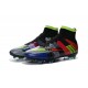 Scarpa da calcio per terreni duri Nike Mercurial Superfly - Nero Verde Blu Rosso What the Mercurial