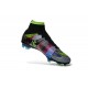 Scarpa da calcio per terreni duri Nike Mercurial Superfly - Nero Verde Blu Rosso What the Mercurial