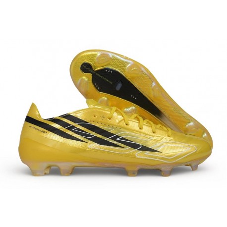 Scarpe adidas F50 Hyperfast EVO FG Oro Nero