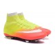 Nuove Scarpe calcio Nike Mercurial Superfly FG - Giallo Arancione Bianco Nero