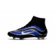 Scarpa da calcio per terreni duri Nike Mercurial Superfly Heritage - Blu Nero Argenteo Bianco