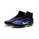 Scarpa da calcio per terreni duri Nike Mercurial Superfly Heritage - Blu Nero Argenteo Bianco