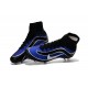 Scarpa da calcio per terreni duri Nike Mercurial Superfly Heritage - Blu Nero Argenteo Bianco
