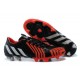 2015 Adidas Predator Instinct FG Scarpe da calcio - Nero Bianco Rosso Solare