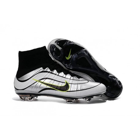 2016 Scarpe calcio Nike Mercurial Superfly Heritage FG - Uomo - Argenteo Nero Volt