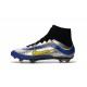 2016 Scarpe calcio Nike Mercurial Superfly Heritage FG - Uomo - Nero Argenteo Blu Giallo