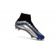 2016 Scarpe calcio Nike Mercurial Superfly Heritage FG - Uomo - Nero Argenteo Blu Giallo