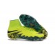 Nuove SCARPE NIKE HyperVenom Phantom II FG Volt Nero Hyper Turchese