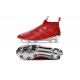 Nuovi Scarpette da Calcio Adidas Ace 16+ Purecontrol FG / AG Argenteo Rosso