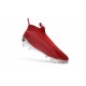 Nuovi Scarpette da Calcio Adidas Ace 16+ Purecontrol FG / AG Argenteo Rosso