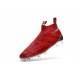 Nuovi Scarpette da Calcio Adidas Ace 16+ Purecontrol FG / AG Argenteo Rosso