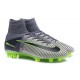 2016 Nuove Scarpa da calcio Nike Mercurial Superfly V FG Grigio Nero Verde