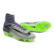 2016 Nuove Scarpa da calcio Nike Mercurial Superfly V FG Grigio Nero Verde