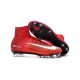 Scarpa da calcio Nike Mercurial Superfly V FG Uomo Rosso Bianco Nero