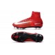 Scarpa da calcio Nike Mercurial Superfly V FG Uomo Rosso Bianco Nero