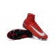 Scarpa da calcio Nike Mercurial Superfly V FG Uomo Rosso Bianco Nero