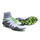 2016 Scarpe Nike HyperVenom Phantom II FG - Uomo - Bianco Verde Grigio Nero