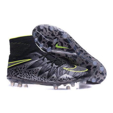 Nuove SCARPE NIKE HyperVenom Phantom II FG Nero Metallic Hematite Volt